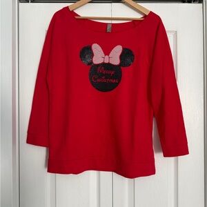 Next Level Apparel Women’s Red Christmas Sweatshirt